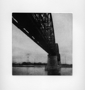 Train Bridge over the Mississippi